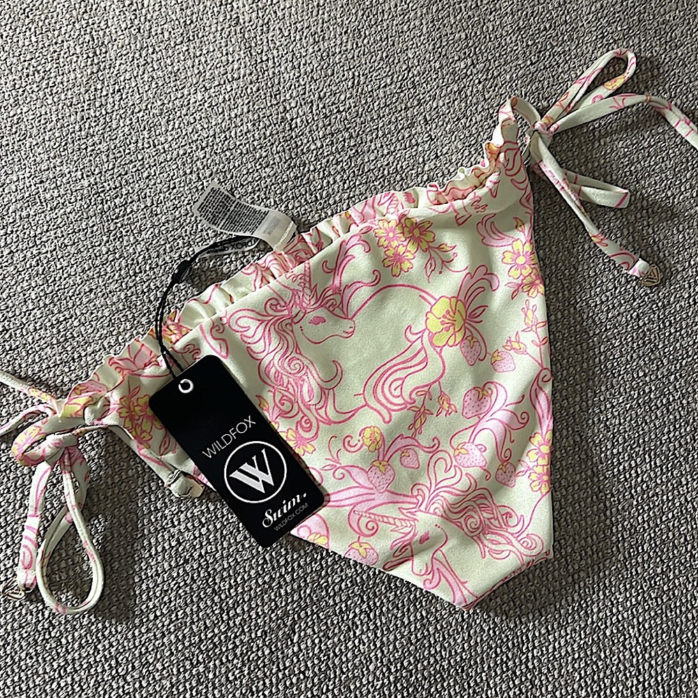 NWT Wildfox VINTAGE UNICORN BIKINI BOTTOMS, Reservable